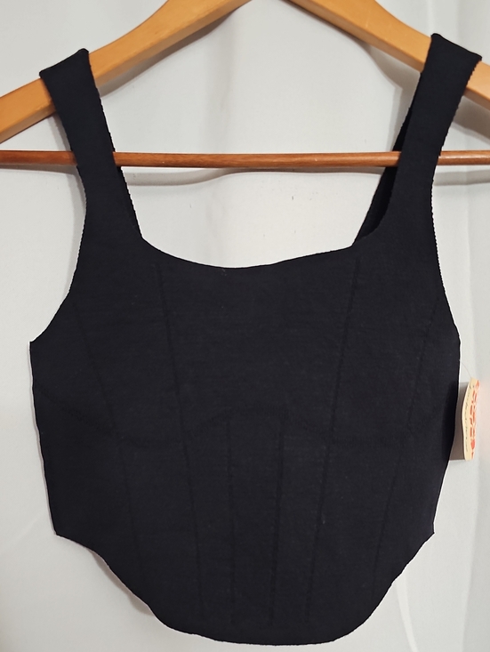 FP Movement by Free People Tops - FP Movement Strong Core Corset Crop Size XS/S  Black New Performance Activewear